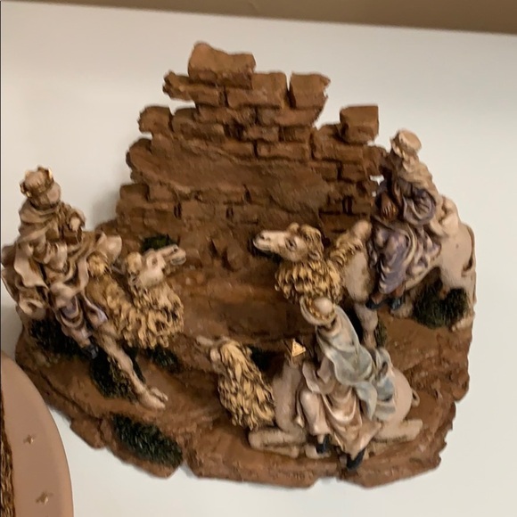 3D Nativity Scene Plate in resin - Picture 2 of 10